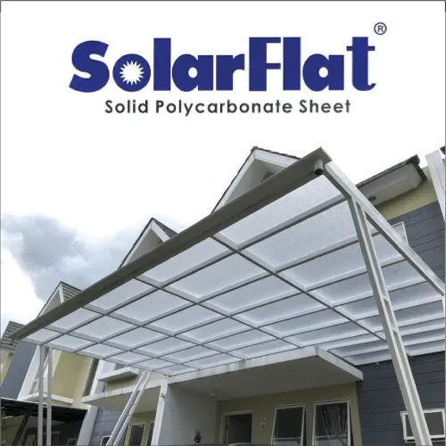 Kanopi Solarflat 3 mm  padalarang